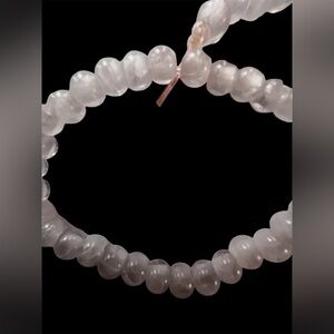 Rose Quartz Gemstone Strand 6mm Large Hole
